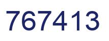 Número 767413 imagen azul