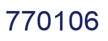 Número 770106 imagen azul