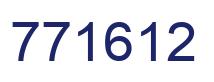 Número 771612 imagen azul