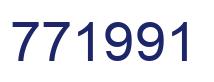 Número 771991 imagen azul