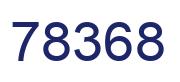 Number 78368 blue image