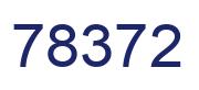 Number 78372 blue image