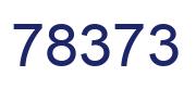 Number 78373 blue image