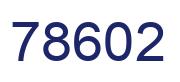 Number 78602 blue image