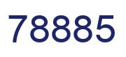 Número 78885 imagen azul