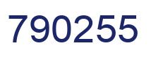 Número 790255 imagen azul