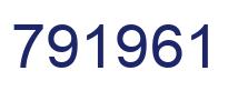 Número 791961 imagen azul