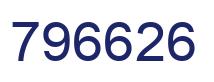 Número 796626 imagen azul