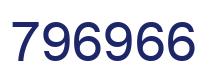 Número 796966 imagen azul