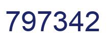 Number 797342 blue image