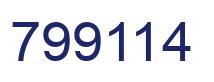 Número 799114 imagen azul