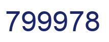 Número 799978 imagen azul