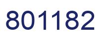 Número 801182 imagen azul