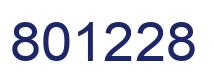 Number 801228 blue image