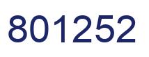 Número 801252 imagen azul
