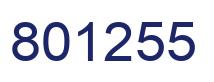 Número 801255 imagen azul