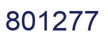 Number 801277 blue image