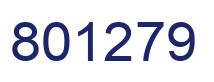 Number 801279 blue image