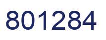 Number 801284 blue image