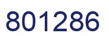Número 801286 imagen azul