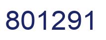Número 801291 imagen azul