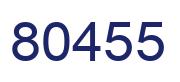 Número 80455 imagen azul