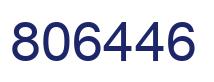 Número 806446 imagen azul