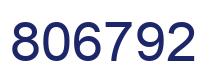 Número 806792 imagen azul
