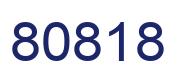 Número 80818 imagen azul
