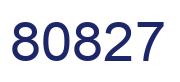 Número 80827 imagen azul