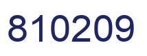 Number 810209 blue image
