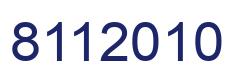 Número 8112010 imagen azul