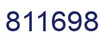 Número 811698 imagen azul