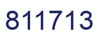 Número 811713 imagen azul