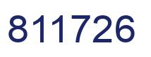 Número 811726 imagen azul