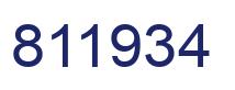 Número 811934 imagen azul