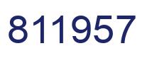 Número 811957 imagen azul