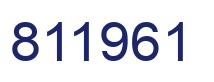 Número 811961 imagen azul
