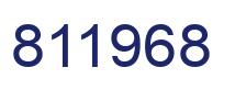 Número 811968 imagen azul