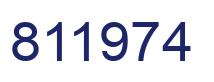 Número 811974 imagen azul