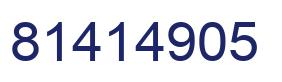 Número 81414905 imagen azul