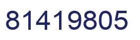 Número 81419805 imagen azul