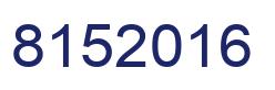 Número 8152016 imagen azul