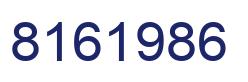 Número 8161986 imagen azul