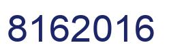 Number 8162016 blue image