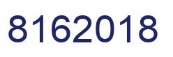 Number 8162018 blue image