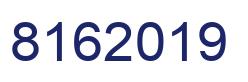 Number 8162019 blue image