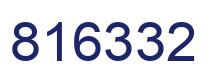 Number 816332 blue image