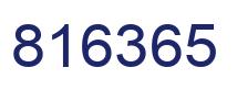 Número 816365 imagen azul