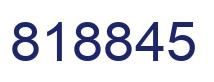Number 818845 blue image